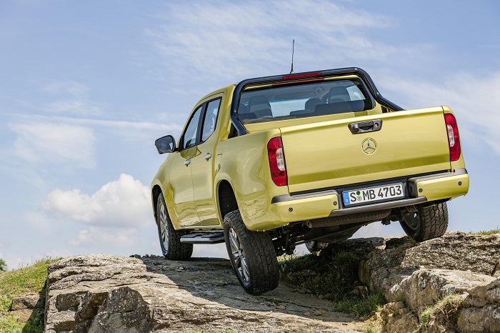 Rear load space in the X-Class