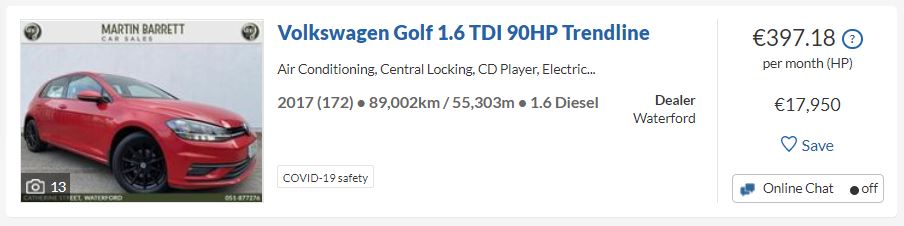 Volkswagen Golf For Sale