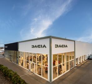 Dacia updates visual identity on Irish showrooms