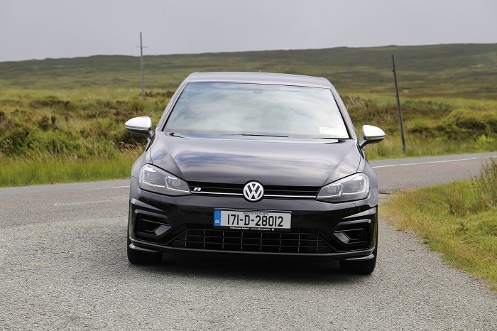 Black Volkswagen Golf R