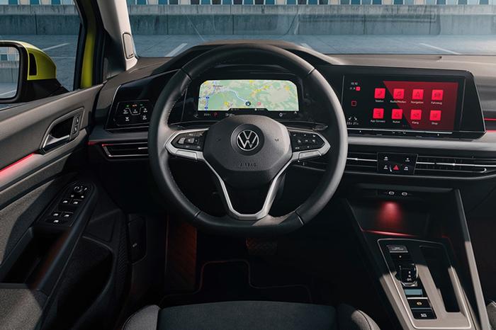 New VW Golf interior